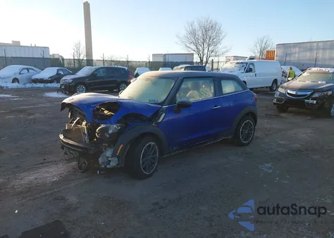 2016 Mini Paceman Cooper S z USA, uszkodzony, nr VIN WMWSS7C57GWS45174